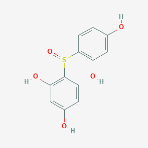 molecular formula C12H10O5S B12005195 Resorcinol sulfoxide 