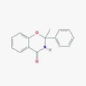 molecular formula C15H13NO2 B12005200 2-methyl-2-phenyl-2,3-dihydro-4H-1,3-benzoxazin-4-one 