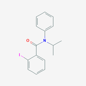 molecular formula C16H16INO B12005207 2-Iodo-N-isopropyl-N-phenylbenzamide CAS No. 618443-94-0