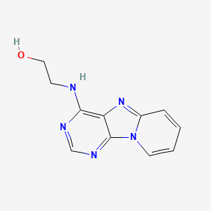 molecular formula C11H11N5O B1200523 2-(Pyrido[1,2-e]purin-4-yl)amino-ethanol 