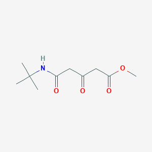 molecular formula C10H17NO4 B12005353 Methyl 5-(tert-butylamino)-3,5-dioxopentanoate 