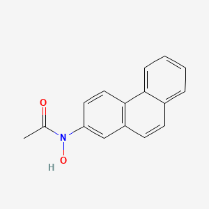 molecular formula C16H13NO2 B1200536 N-Hydroxy-2-acetylaminophenanthrene CAS No. 2438-51-9