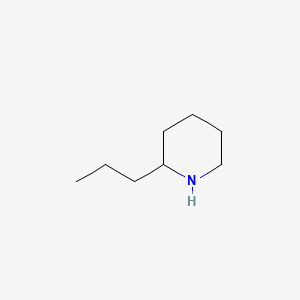 molecular formula C8H17N B1200539 Coniine CAS No. 3238-60-6