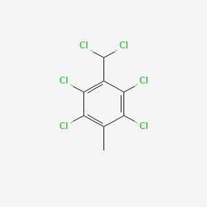 1,2,4,5-Tetrachloro-3-(dichloromethyl)-6-methylbenzene