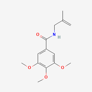 molecular formula C14H19NO4 B12005456 N-(2-Methylallyl)-3,4,5-trimethoxybenzamide 