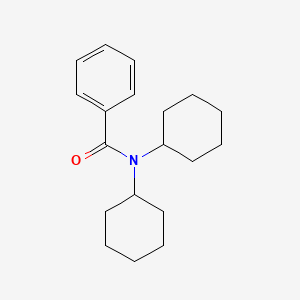 molecular formula C19H27NO B12005492 N,N-Dicyclohexylbenzamide CAS No. 1035-52-5
