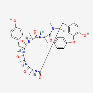molecular formula C40H48N6O9 B1200550 RA-V CAS No. 64725-24-2