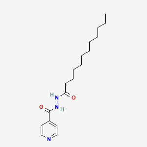 molecular formula C18H29N3O2 B12005565 N'-Dodecanoylisonicotinohydrazide CAS No. 6312-52-3