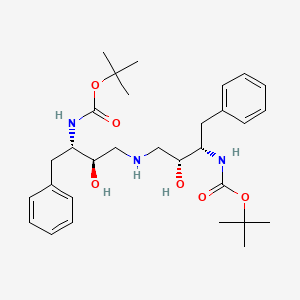 molecular formula C30H45N3O6 B1200568 BMS-182193, BMS-182,193 CAS No. 161302-38-1