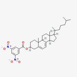 molecular formula C34H46N2O6 B12005694 Cholesta-5,7-dien-3beta-ol, 3,5-dinitrobenzoate CAS No. 5895-91-0