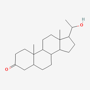 molecular formula C21H34O2 B12005753 Pregnan-3-one, 20-hydroxy-, (5alpha,20R)- 