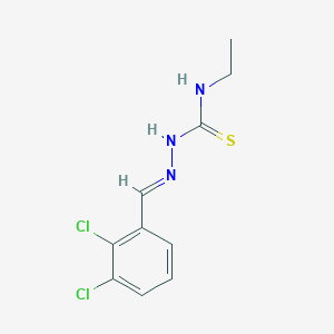 molecular formula C10H11Cl2N3S B12005777 2,3-Dichlorobenzaldehyde N-ethylthiosemicarbazone CAS No. 474261-91-1
