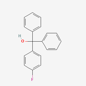 molecular formula C19H15FO B12005810 (4-Fluorophenyl)(diphenyl)methanol CAS No. 427-39-4