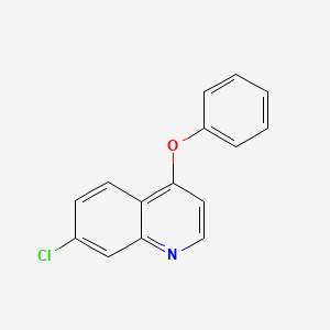 molecular formula C15H10ClNO B12005862 7-Chloro-4-phenoxyquinoline CAS No. 124495-03-0