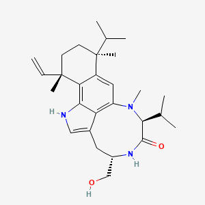 molecular formula C28H41N3O2 B1200590 Teleocidin B-3 CAS No. 95189-06-3