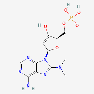 molecular formula C12H17N6O6P B1200597 8-Dimethylamino-camp CAS No. 33376-91-9