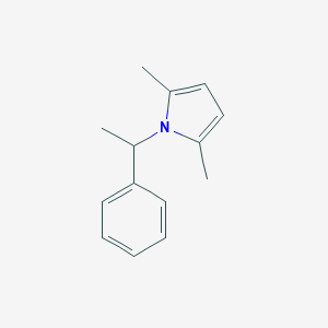 molecular formula C14H17N B012006 2,5-dimethyl-1-(1-phenylethyl)-1H-pyrrole CAS No. 107112-45-8