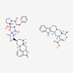 molecular formula C56H65N7O8 B1200603 Iskedyl CAS No. 96743-85-0