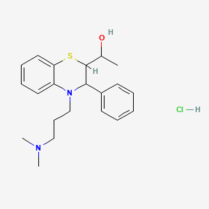 2-(1-Hydroxyethyl)-4-(3-(dimethylamino)propyl)-3,4-dihydro-3-phenyl-2H-1,4-benzothiazine