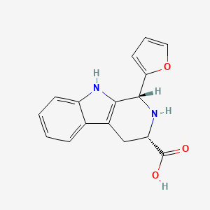 1-(2-Furyl)-1,2,3,4-tetrahydro-9H-pyrido(3,4-b)indole-3-carboxylic acid