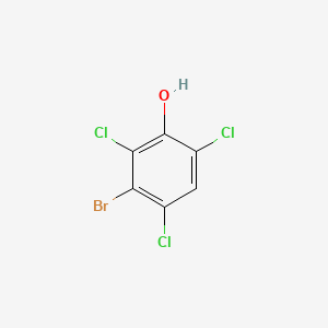 molecular formula C6H2BrCl3O B12006179 3-Bromo-2,4,6-trichlorophenol CAS No. 85117-86-8