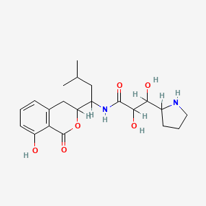 molecular formula C21H30N2O6 B1200621 Xenocoumacin 2 CAS No. 105688-00-4