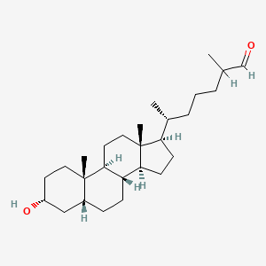 3-Hydroxycholestan-27-al