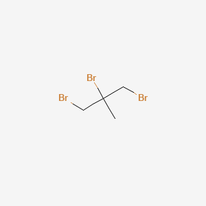 molecular formula C4H7Br3 B1200648 1,2,3-Tribromo-2-methylpropane CAS No. 631-28-7