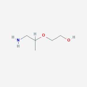 molecular formula C5H13NO2 B12006514 2-(2-Amino-1-methylethoxy)ethanol 
