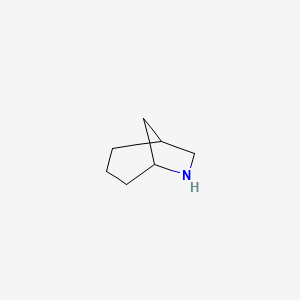 molecular formula C7H13N B1200668 6-Azabicyclo[3.2.1]octane CAS No. 279-85-6