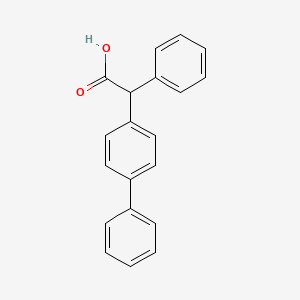 molecular formula C20H16O2 B12006773 Biphenyl-4-yl(phenyl)acetic acid CAS No. 5449-50-3