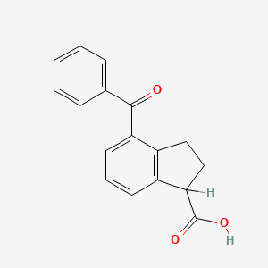 4-Benzoyl-1-indancarboxylic acid