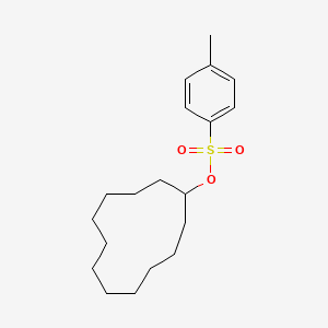 molecular formula C19H30O3S B12006997 Toluene-4-sulfonic acid cyclododecyl ester CAS No. 27092-44-0