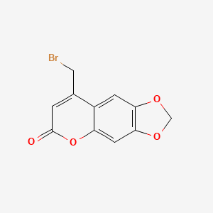 molecular formula C11H7BrO4 B1200708 4-Bromomethyl-6,7-methylenedioxycoumarin CAS No. 97744-84-8