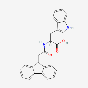 molecular formula C26H22N2O3 B1200711 N-(9H-Fluoren-9-ylacetyl)tryptophan CAS No. 79189-73-4