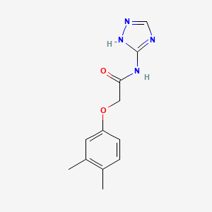 molecular formula C12H14N4O2 B12007209 2-(3,4-dimethylphenoxy)-N-(4H-1,2,4-triazol-3-yl)acetamide 