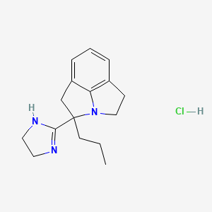 2-(4,5-Dihydro-1H-imidazol-2-yl)-1,2,4,5-tetrahydro-2-propylpyrrolo(3,2,1-HI)indole hcl