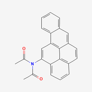 molecular formula C24H17NO2 B1200733 12-N,N-Diacetylaminobenzo(a)pyrene CAS No. 82513-66-4