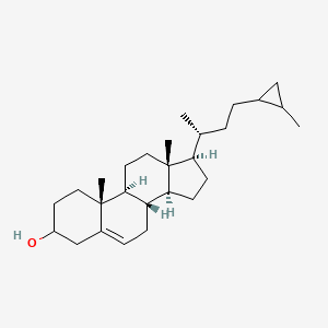 molecular formula C27H44O B1200735 24,26-Cyclocholest-5-en-3-ol CAS No. 84871-07-8