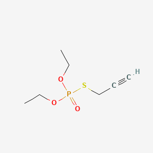 molecular formula C7H13O3PS B12007392 O,O-Diethyl S-(2-propynyl)phosphorothioate CAS No. 3309-78-2