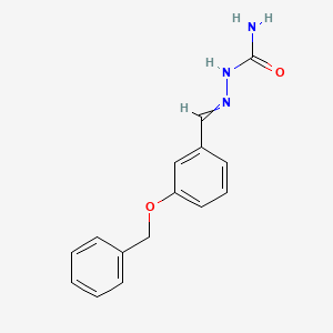 molecular formula C15H15N3O2 B12007459 3-(Benzyloxy)benzaldehyde semicarbazone CAS No. 301202-73-3