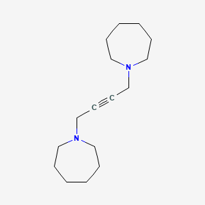 1-(4-(1-Azepanyl)-2-butynyl)azepane
