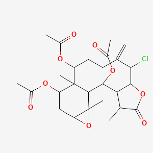 molecular formula C26H35ClO9 B1200752 Stylatulide 