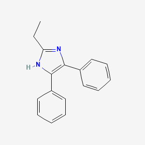 molecular formula C17H16N2 B12007615 2-Ethyl-4,5-diphenyl-1h-imidazole CAS No. 13682-29-6