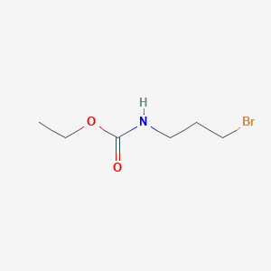 molecular formula C6H12BrNO2 B12007618 Ethyl 3-bromopropylcarbamate CAS No. 18678-10-9