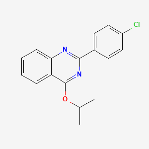 2-(4-Chlorophenyl)-4-propan-2-yloxyquinazoline