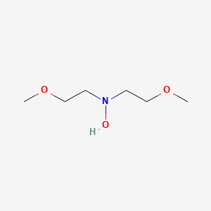 molecular formula C6H15NO3 B12007734 Ethanamine, N-hydroxy-2-methoxy-N-(2-methoxyethyl)- CAS No. 5815-11-2