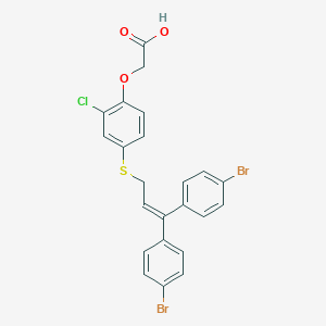 molecular formula C23H17Br2ClO3S B120078 CAY10592 CAS No. 685139-10-0
