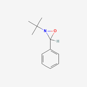 molecular formula C11H15NO B1200780 2-tert-Butyl-3-phenyloxaziridine CAS No. 7731-34-2