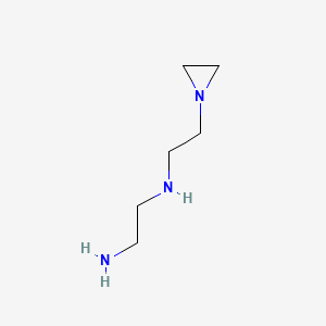 molecular formula C6H15N3 B1200783 N-(2-Aminoethyl)-1-aziridineethanamine CAS No. 23435-23-6